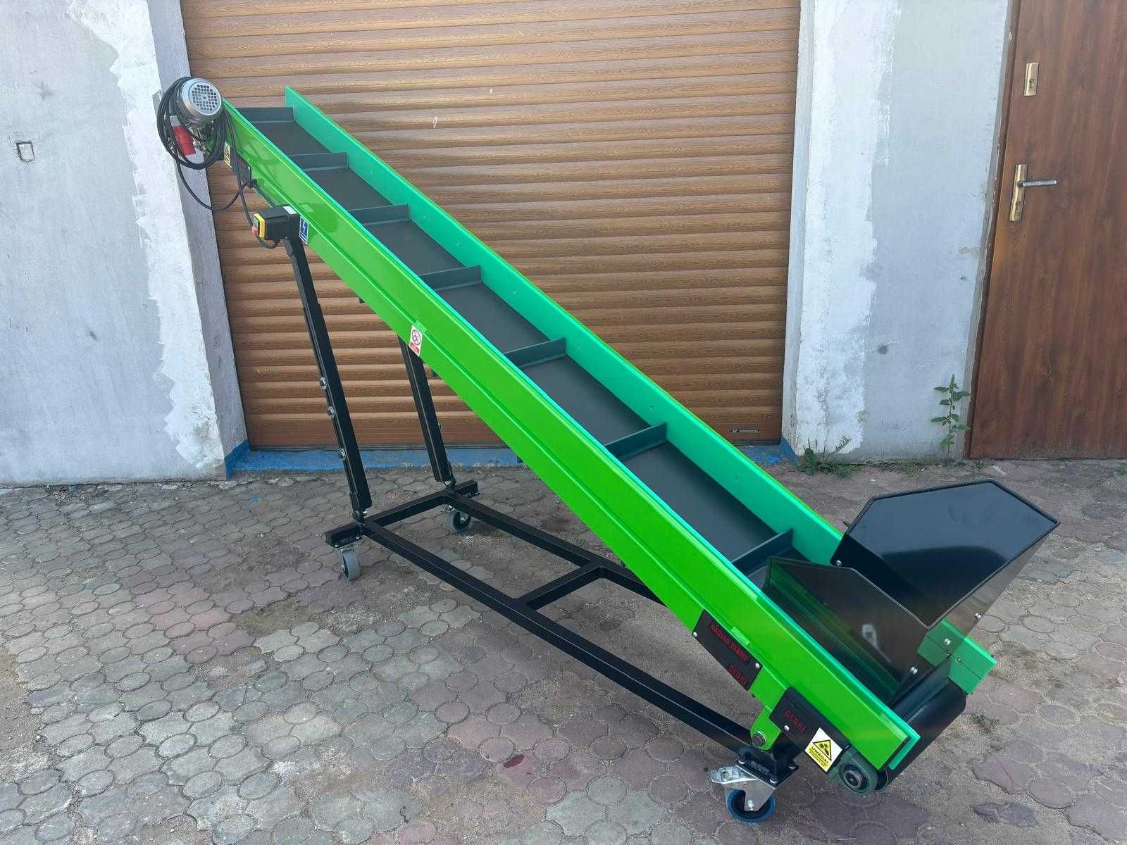 Przenośnik Taśmowy wznoszący  3 m x 40