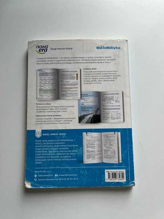MATeMAtyka 1 – Podręcznik dla liceum i technikum (Nowa Era)