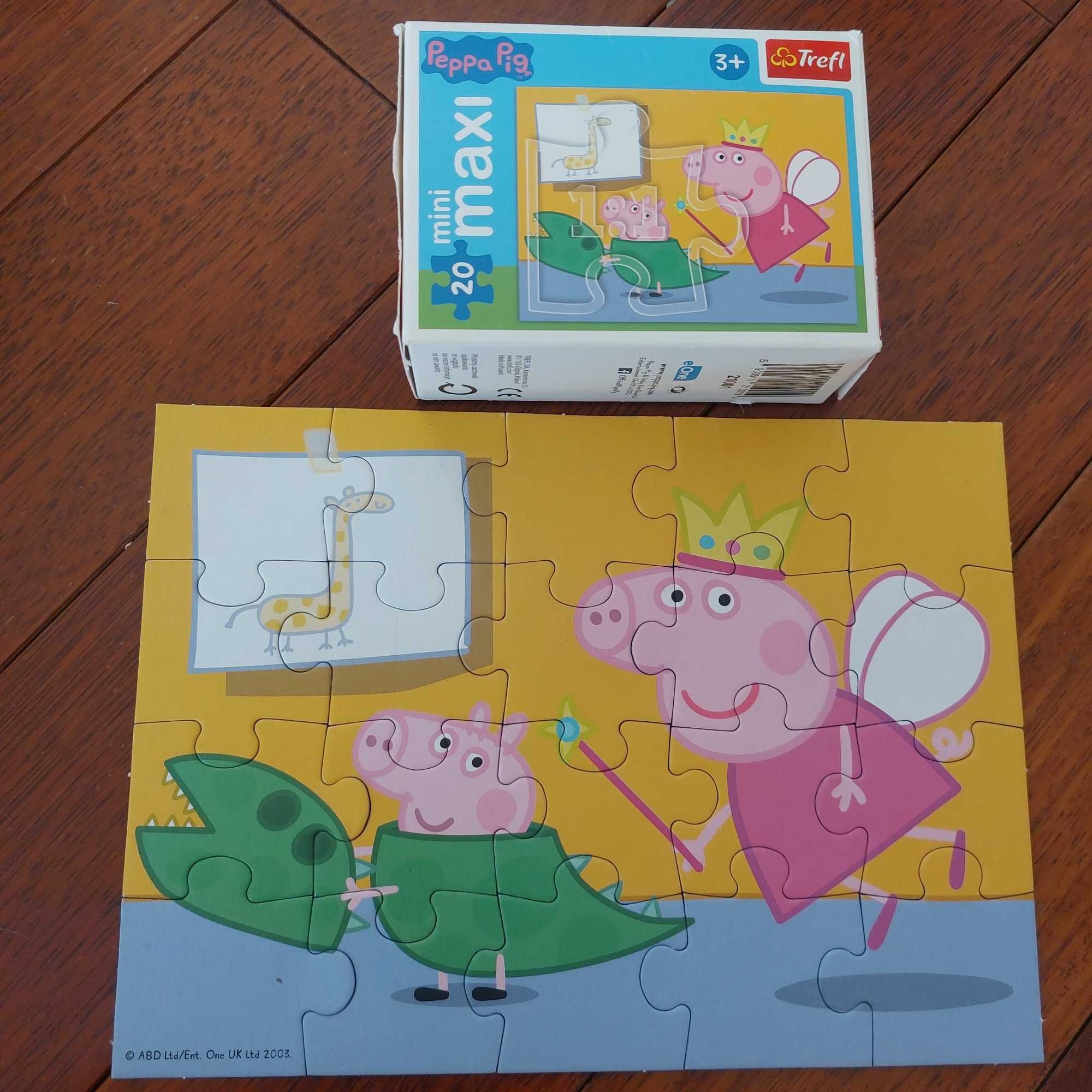 Puzzle Świnka Peppa - wersja mini