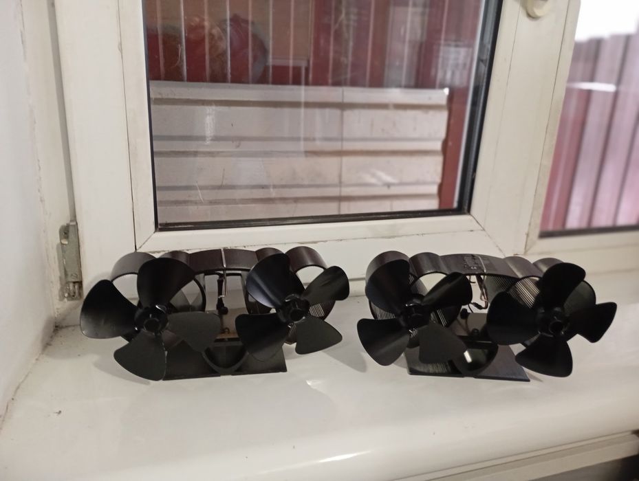 Термоелектричний вентилятор(Чехія) на камін,піч,буржуйку