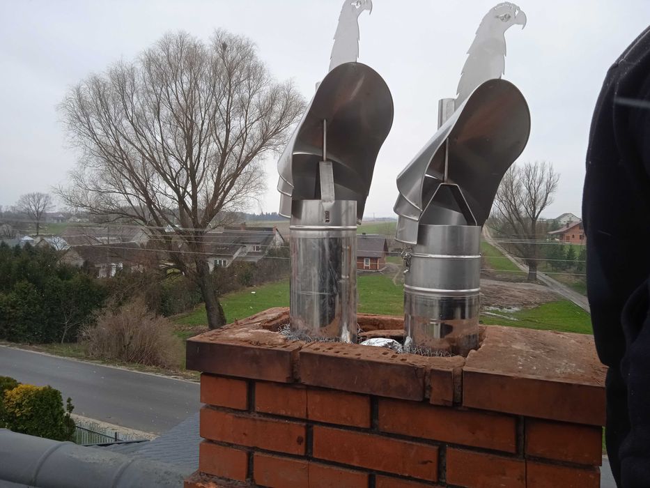 Frezowanie kominów, wkłady kominowe,naprawa