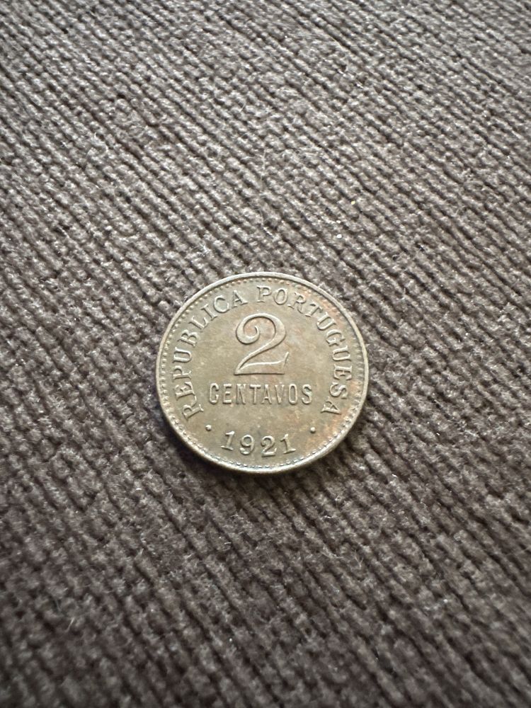 Moeda 2 centavos ( 1921 ) Bronze