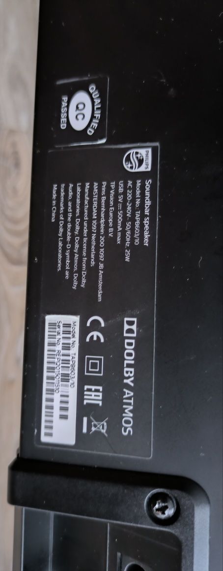 Soundbar Philips TAPB603/10