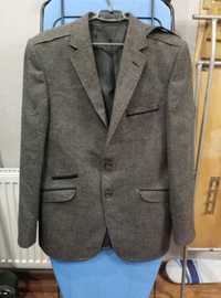 Пиджак мужской серый 60 % шерсти