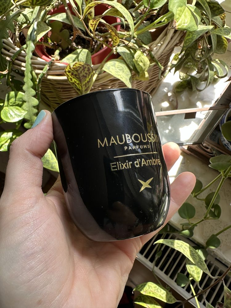 Mauboussin Elixir d’ambre świeca zapachowa perfumeryjna nowa