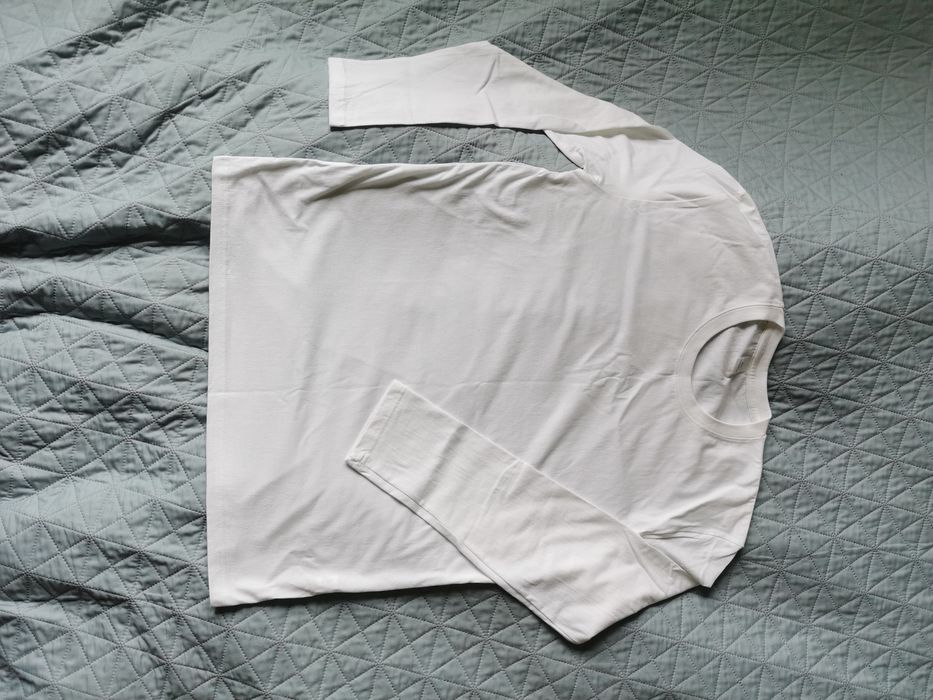 Biała bluzka bardzo luźna bawełniana  3XL