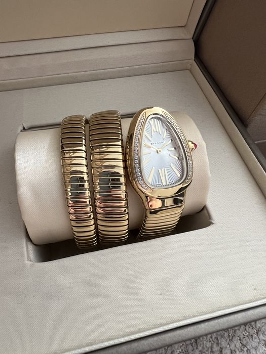 Zegarek Bvlgari serpent wąż złoty