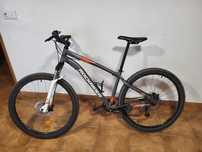 Bicicleta BTT Rockrider ST 120 27,5" Cinzento/Laranja