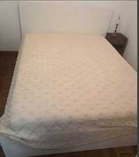 Cama Ikea Malm 4 gavetas + colchão, como nova!