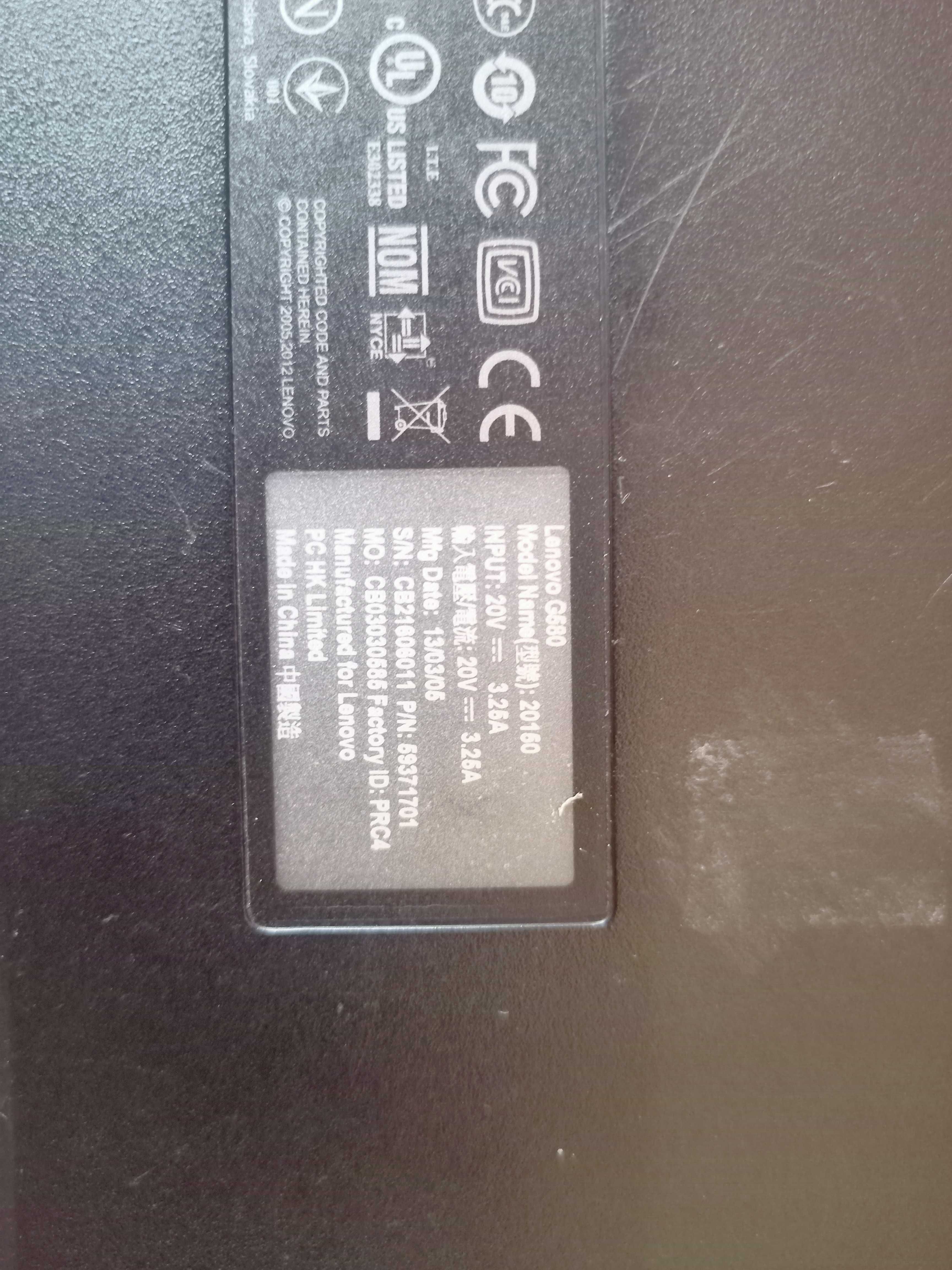 Ноутбук Lenovo g580