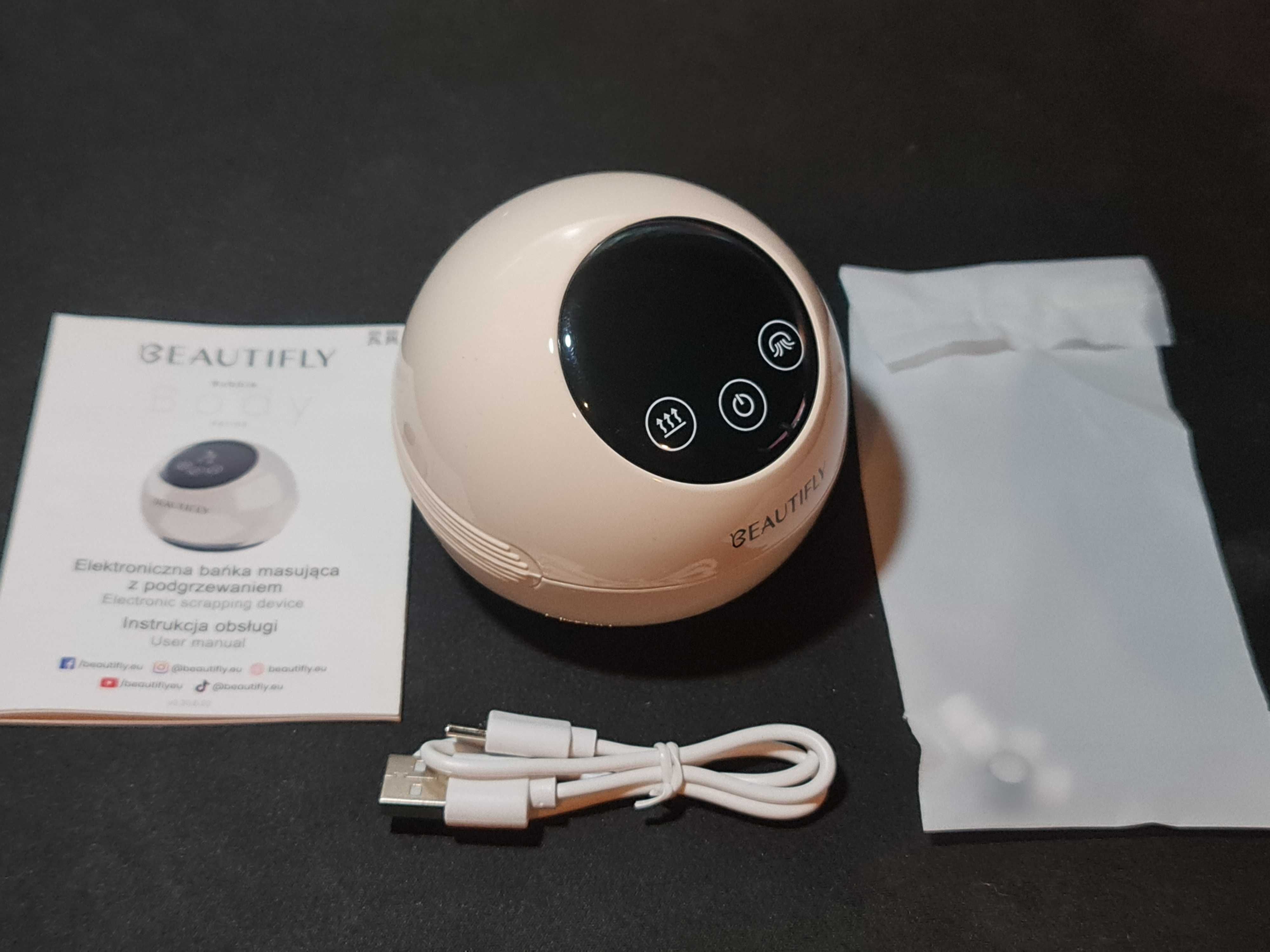 Bańka masująca z podgrzewaniem BEAUTIFLY B-Bubble Body antycellulitowa