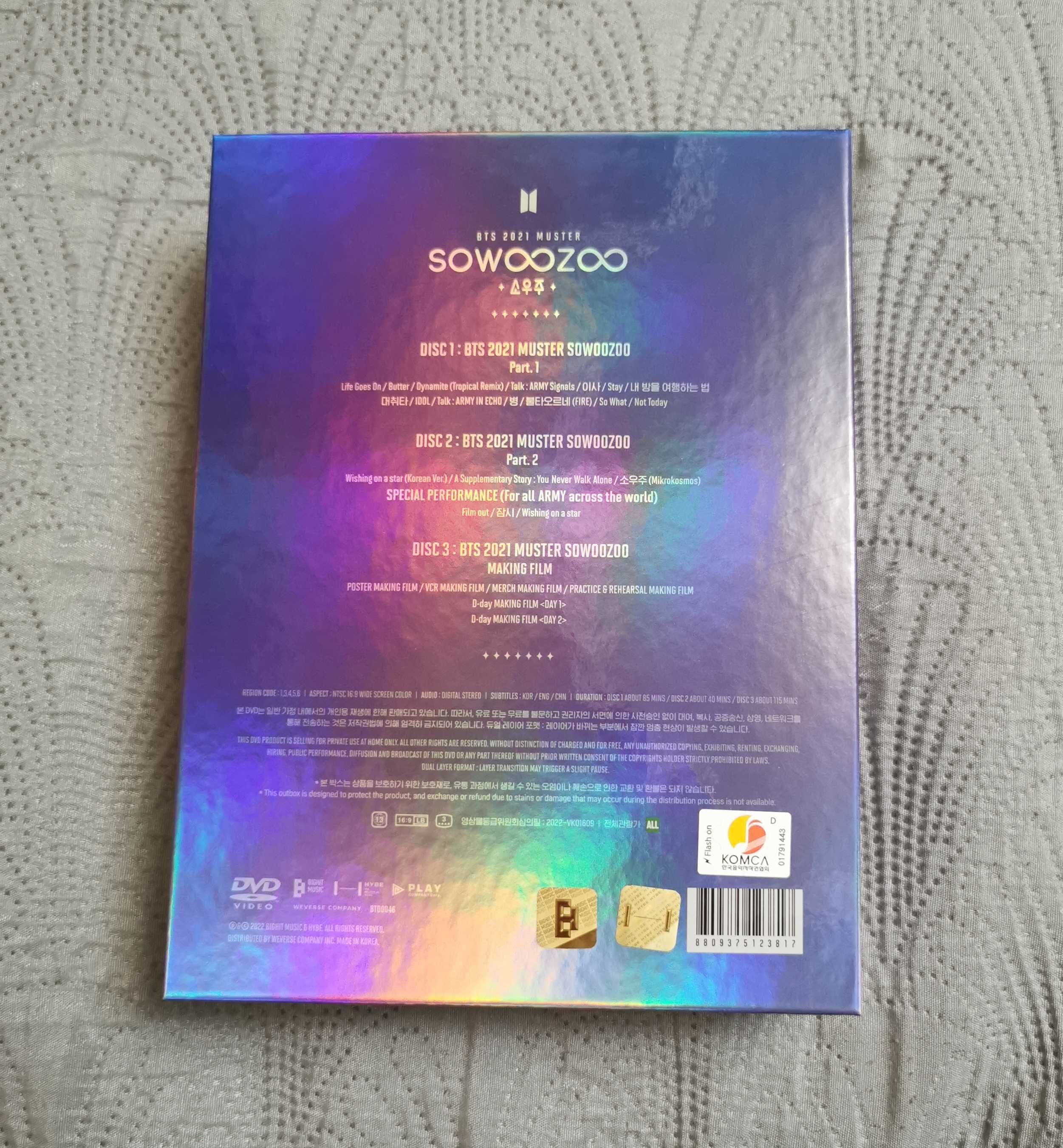 BTS 2021 Sowoozoo Muster DVD - bez karty