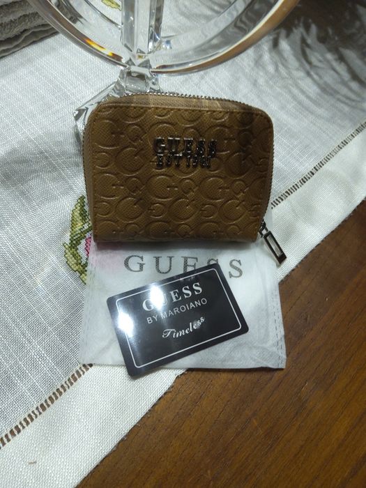 Porta moedas porta e cartões Guess Camel