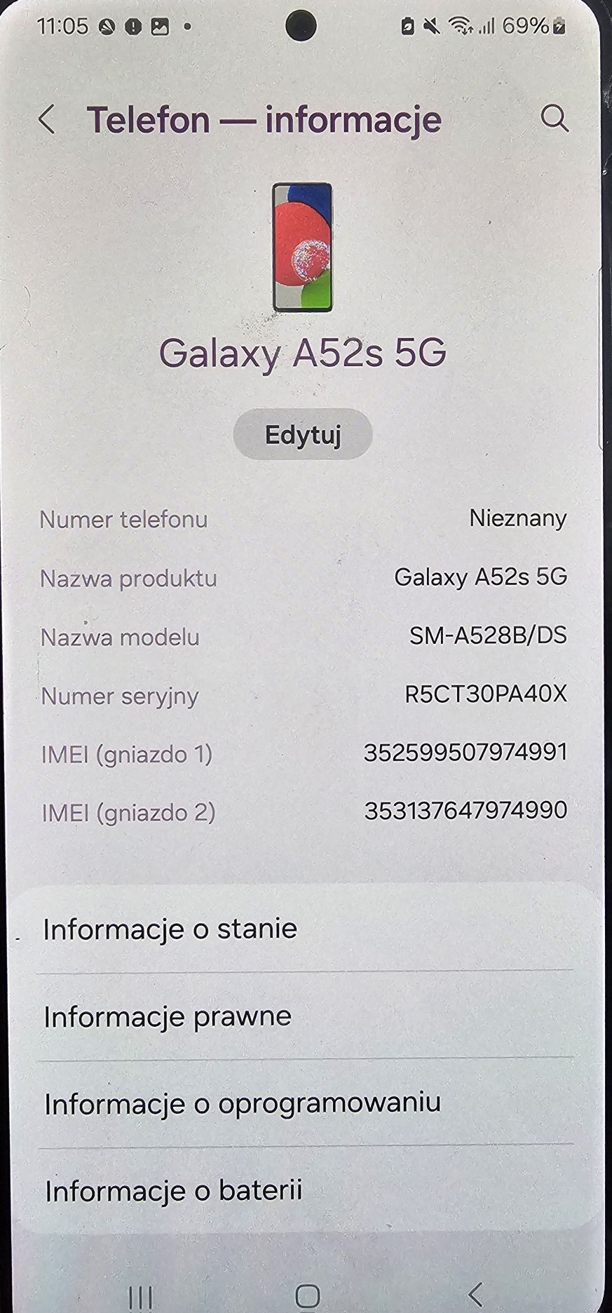 Telefon Samsung galaxy a52s