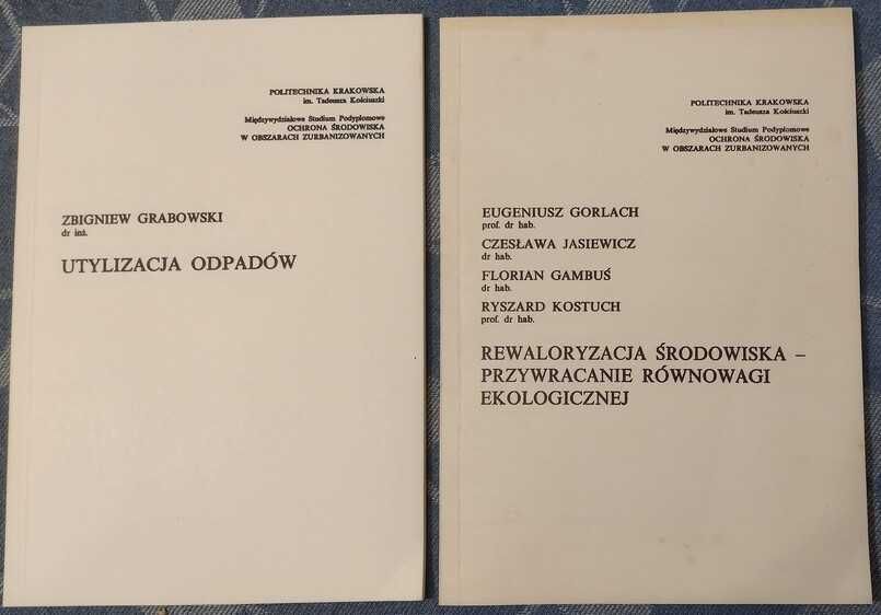 Ochrona środowiska w obszarach zurbanizowanych (utylizacja odpadów)