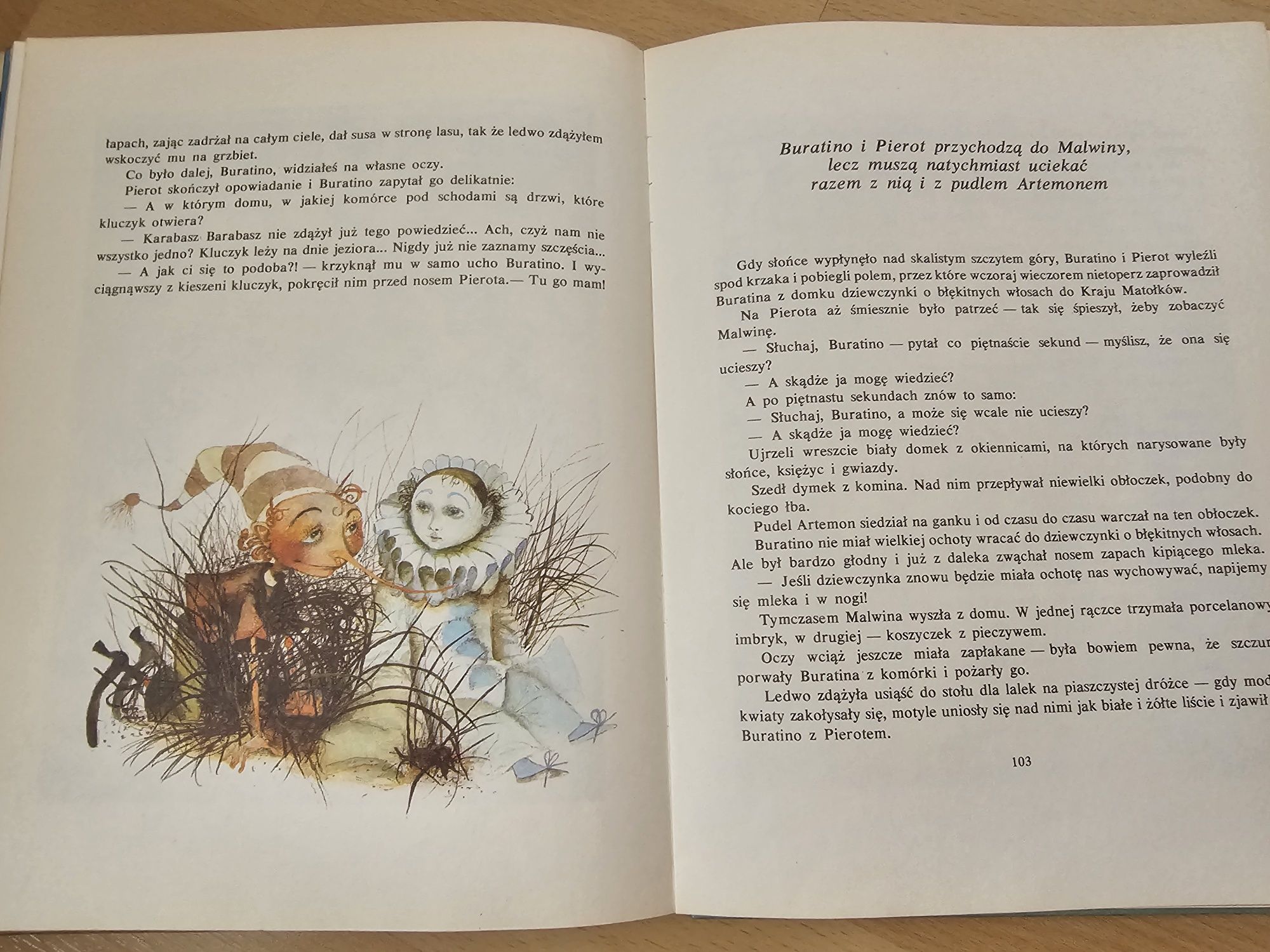 Książka Złoty kluczyk czyli niezwykłe przygody Pajacyka Buratino