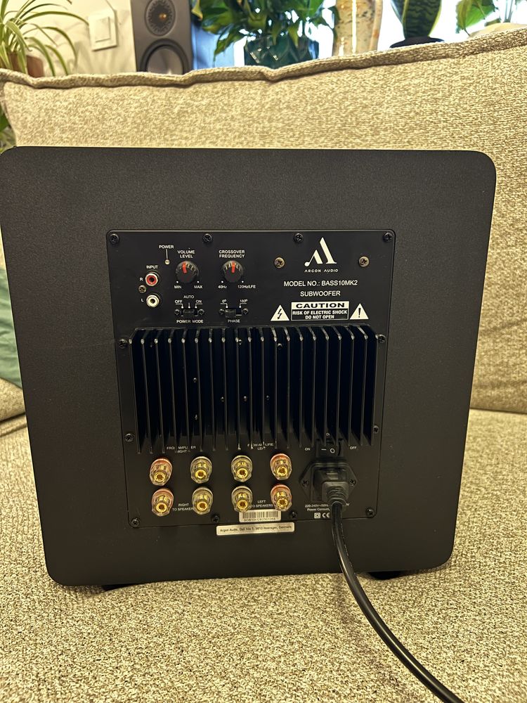 Subwoofer Argon Audio Bass 10mk2 100W 10 cali!!!