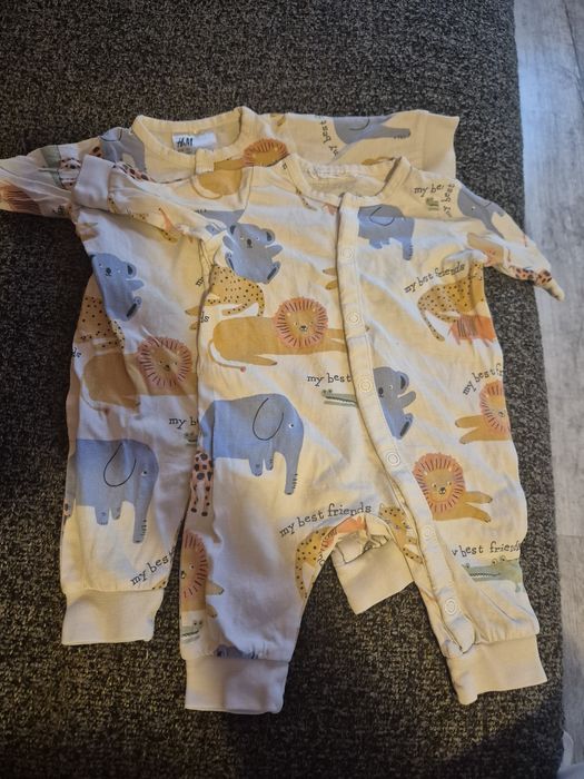 6x pajacyków niemowlęcy 50