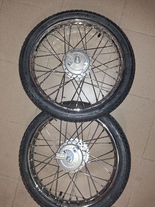 Odnowione wycentrowane kola kpl r17 romet ogar 205