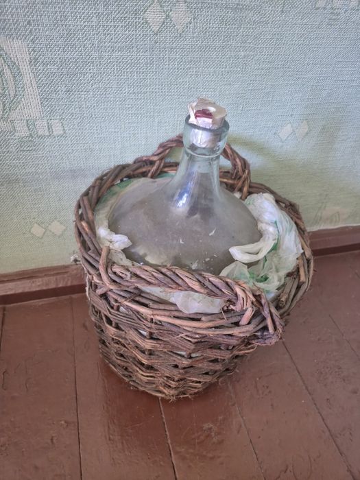 Balon balony do wina w koszach 3 sztuki