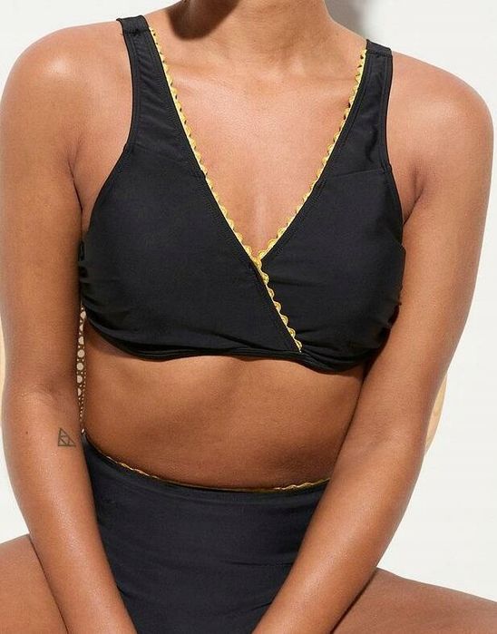 B.P.C bikini czarne z fiszbinami usztywniane ^50(100E)