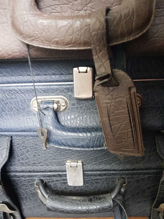 Walizka, torba podróżna z PRL - vintage