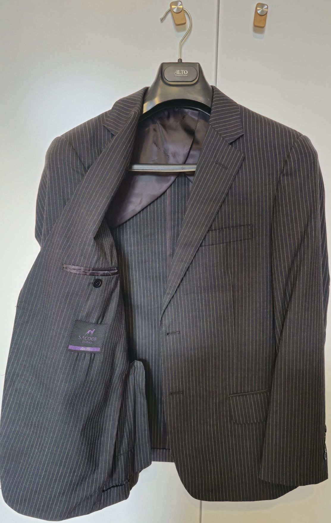 Fato completo Sacoor cinzento riscado 48