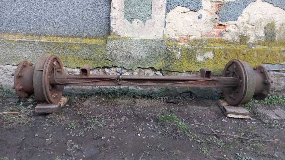 ось прицепа зил балка