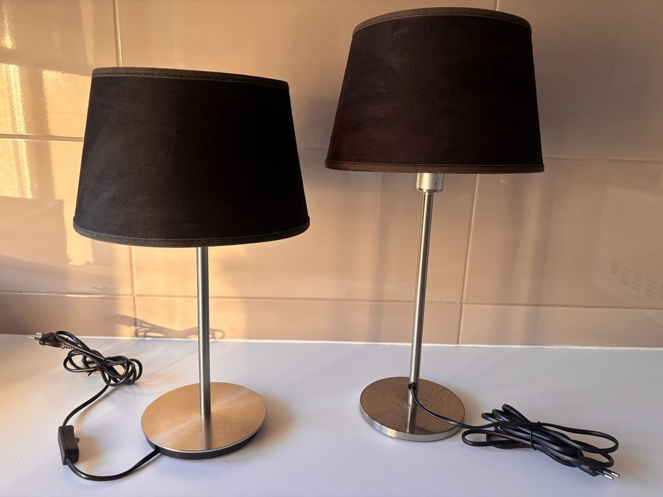 Candeeiros de mesa cabeceira