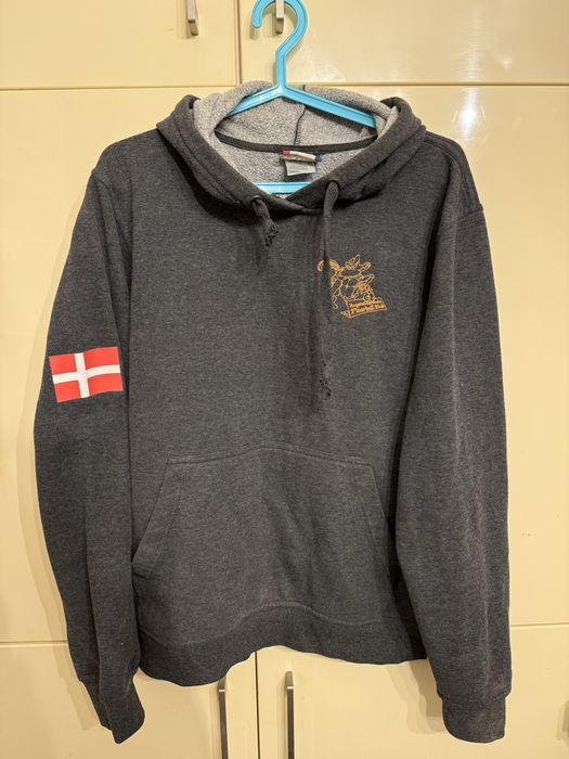 Bluza męska z kapturem, ciepła, miękka, używana, rozmiar M