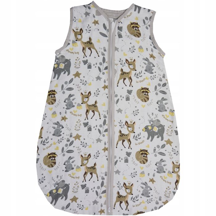 Śpiworek Do Spania Muślinowy 68-74 Letni