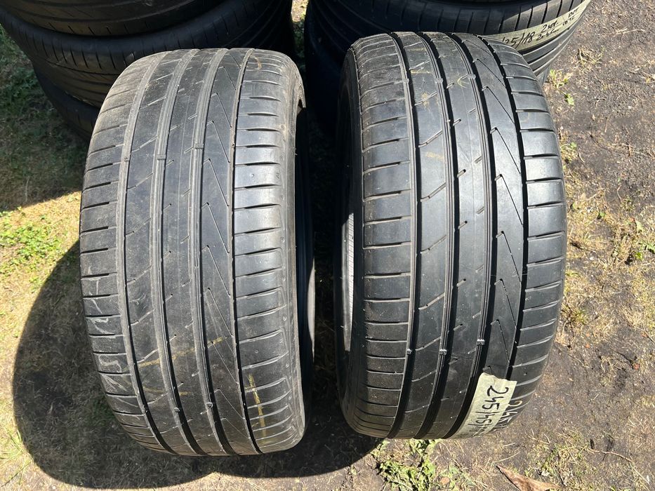 Opony letnie HANKOOK 245/45 R18 _ 2 szt. _24