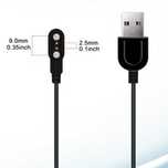 Kabel do smartwatcha 2pin 2.5mm 60cm S- N+