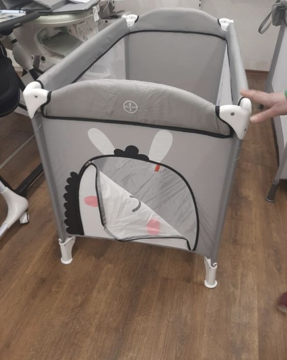 Нове ліжко -манеж FreeOn Ballon zebra