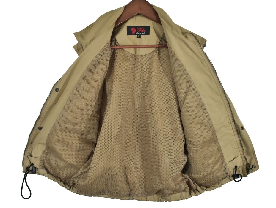 Fjällräven Męska Kamizelka Trekkingowa Beżowa Rozmiar S