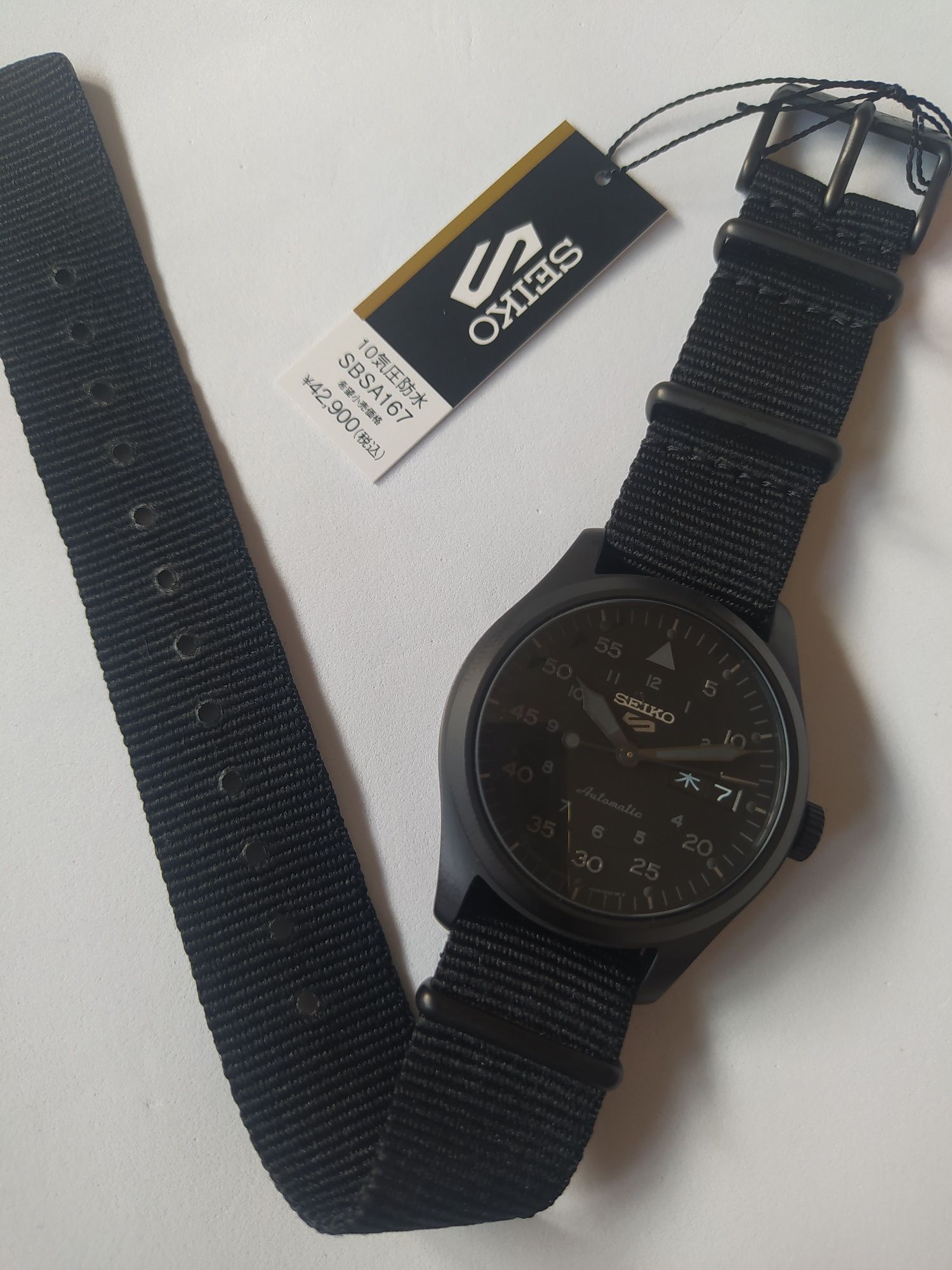 *Novo* Seiko sbsa167 Full Black Made Japan JDM (39,5 mm)