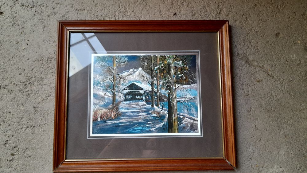 Quadro natalício/inverno
