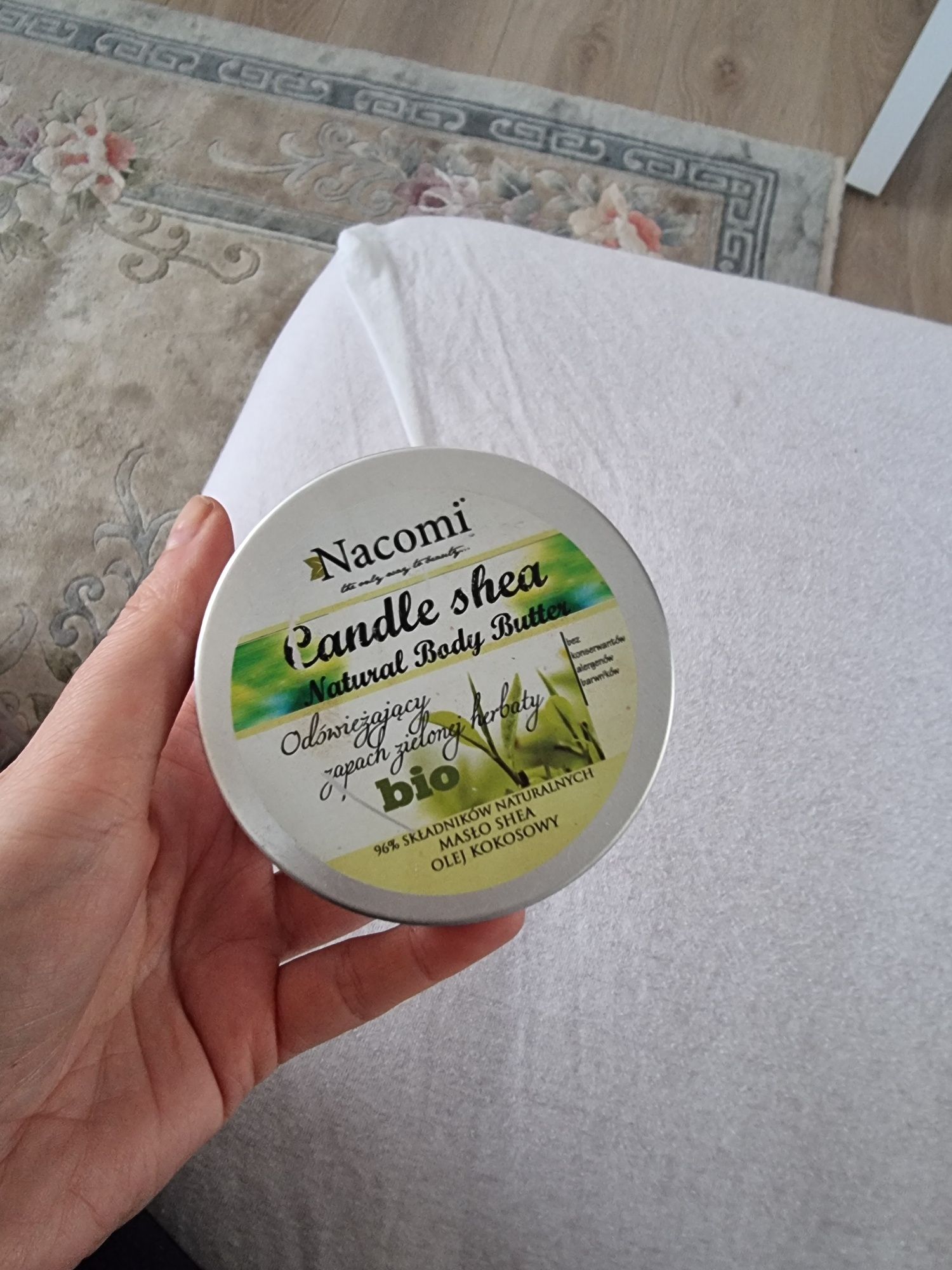 Świeca do masażu Nacomi naturalna balsam masło karite