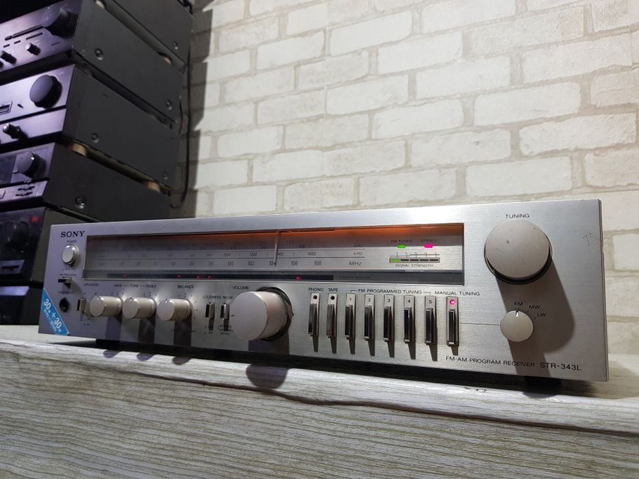 FM/AM  ресивер/підсилювач  Sony STR-343 2х47 Вт б/у з Німеччини+1