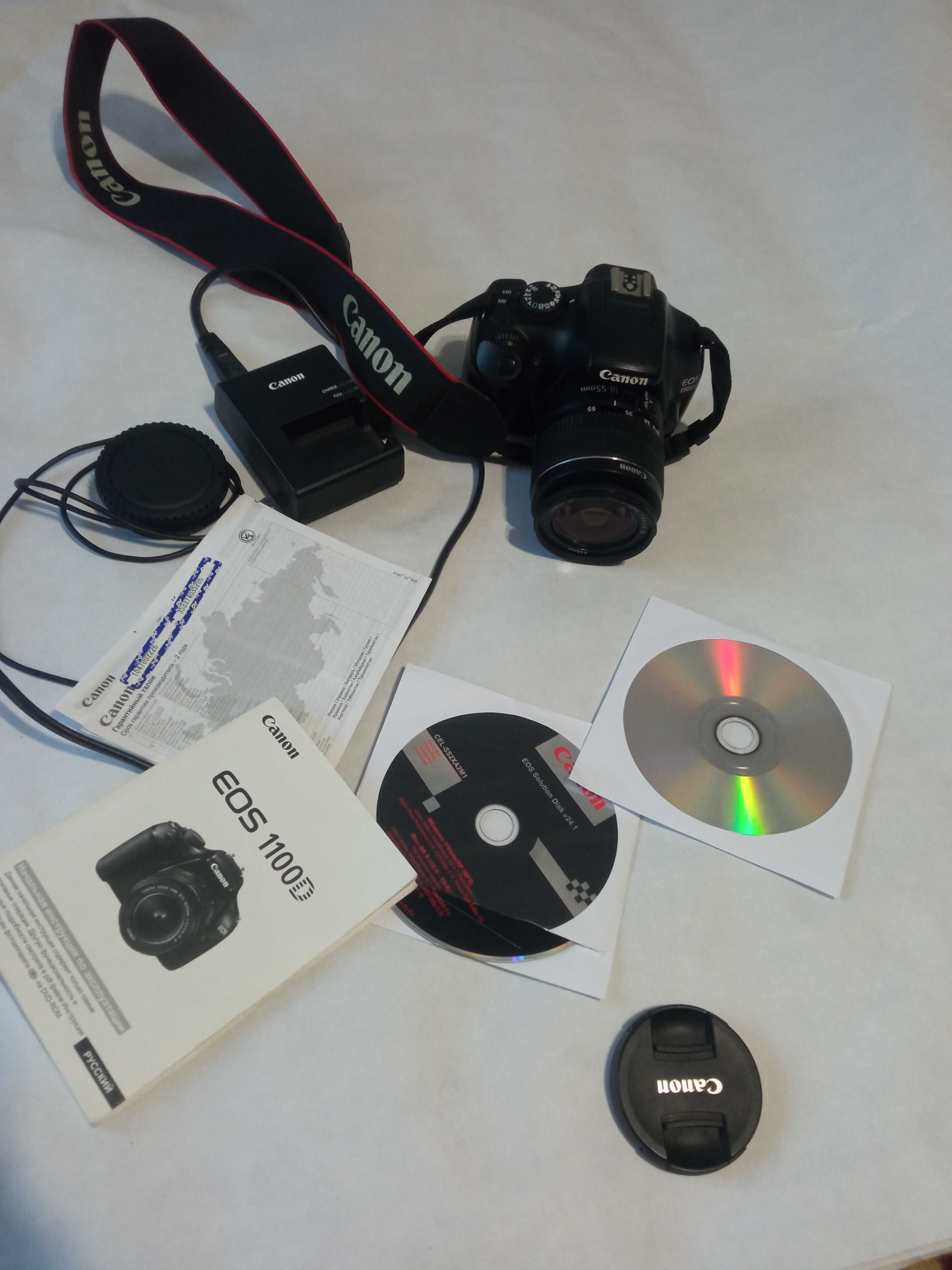 Дзеркальний фотоапарат Canon eos 1100D