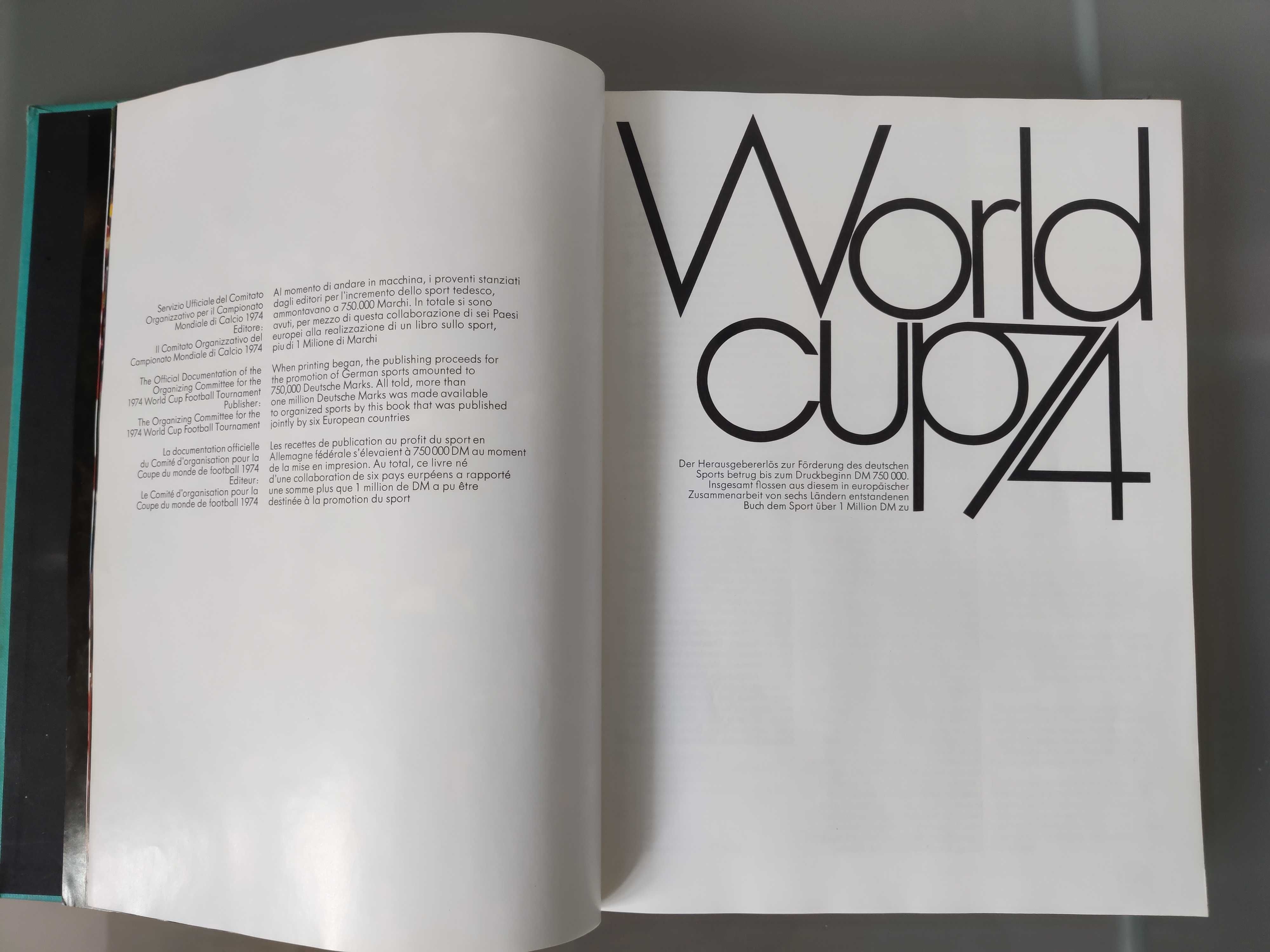 Książka World Cup 74