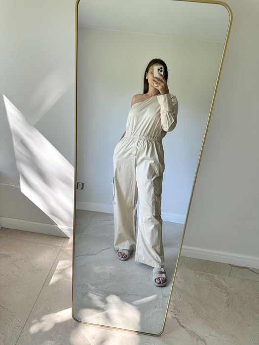 Kombinezon na jedno ramię Zara rozmiar XL bawełna