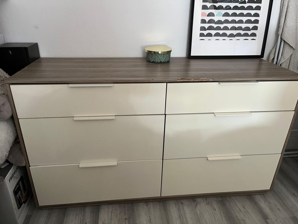 Cômoda de 6 gavetas
