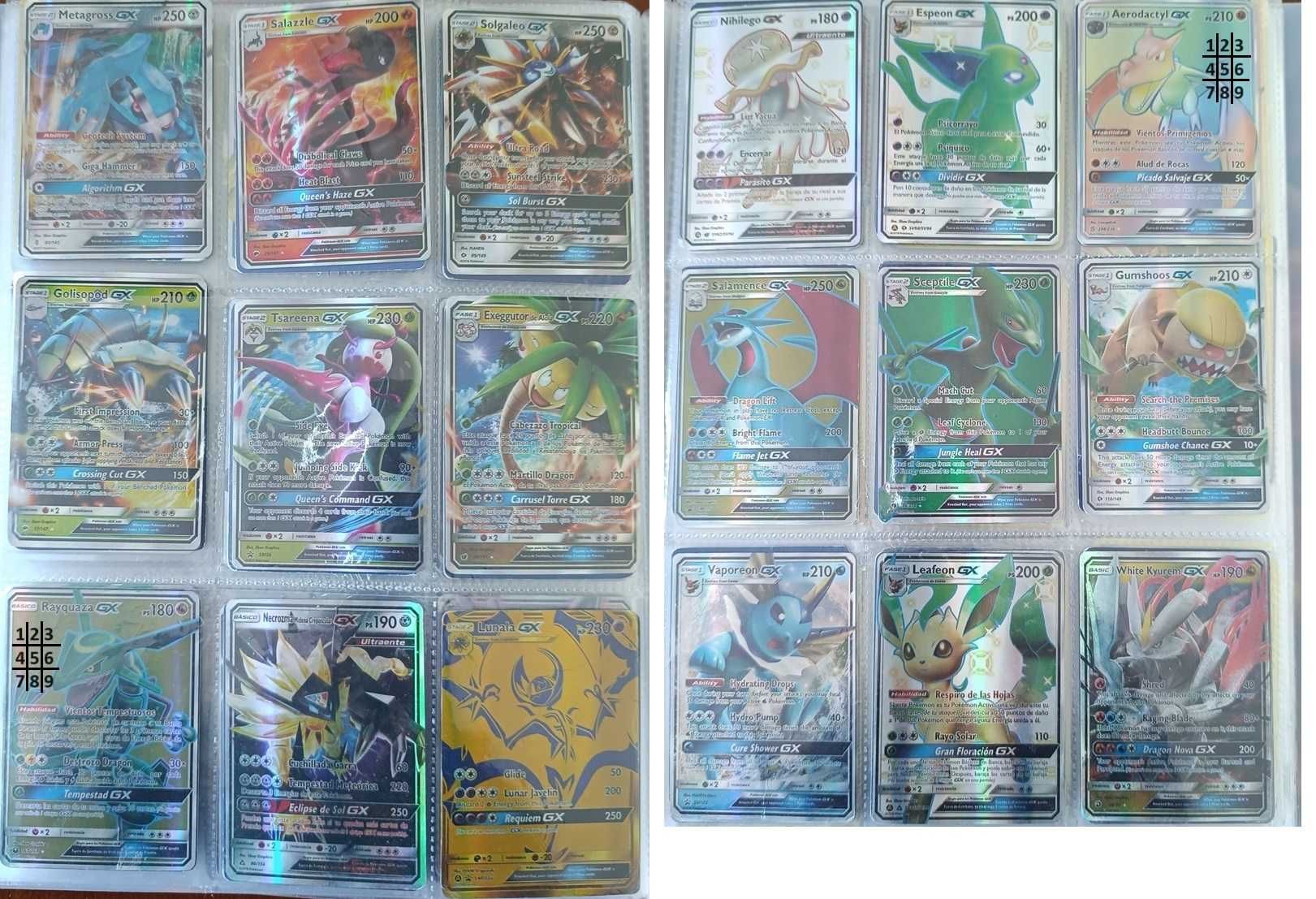 Cartas Pokemon raras, holográficas Pack2