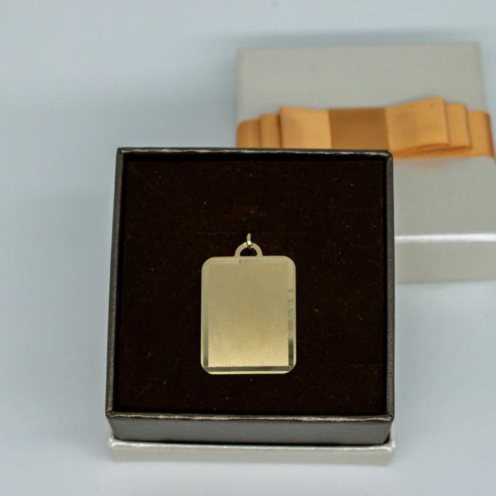 złota zawieszka 585 blaszka nieśmiertelnik 1,67g NOWA WYSYŁKA GRATIS