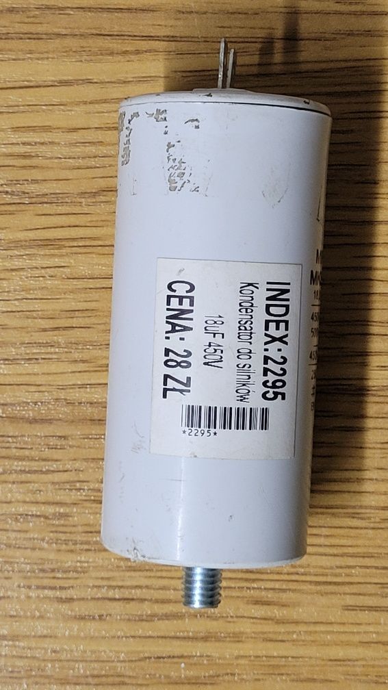 Kondensator do silników MIFLEX 18uF/450V