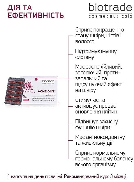 Acne Out капсули (BIOTRADE)