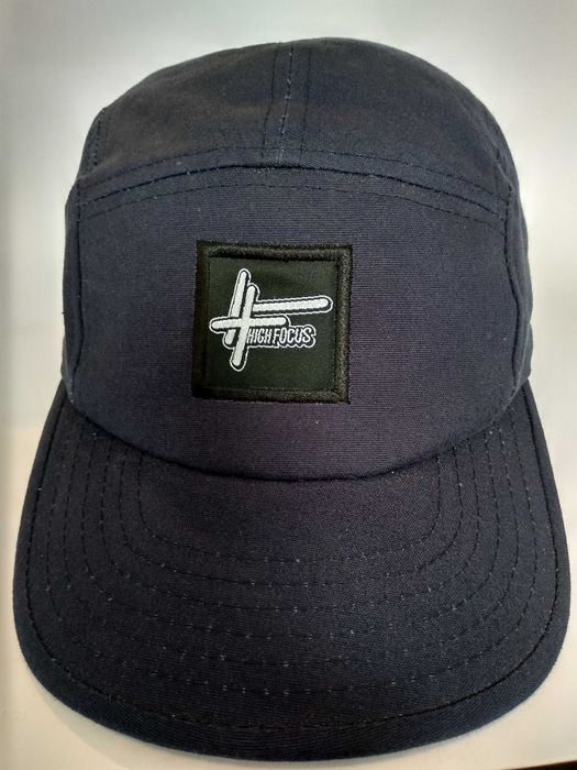 Czapka z daszkiem granatowa HIGH FOCUS RECORDS French Navy 5 Panel Cap