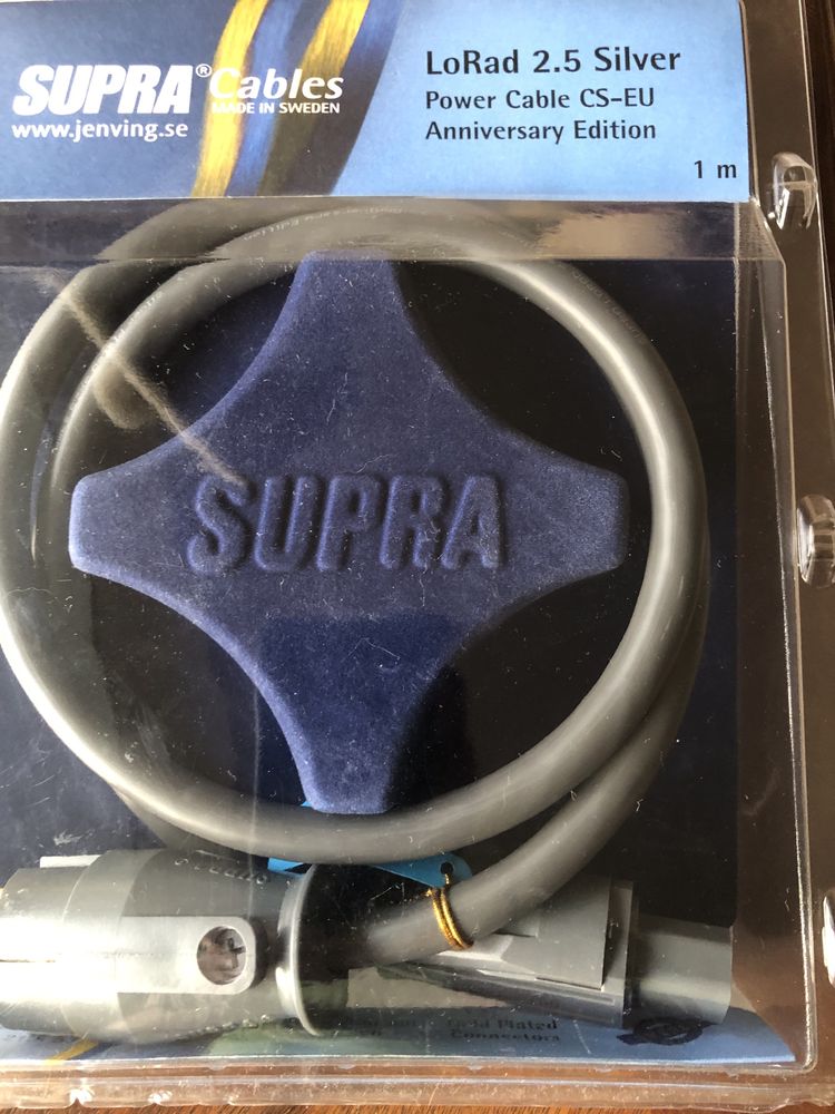 Силовий кабель Supra Lorad 2.5 Silver 1м