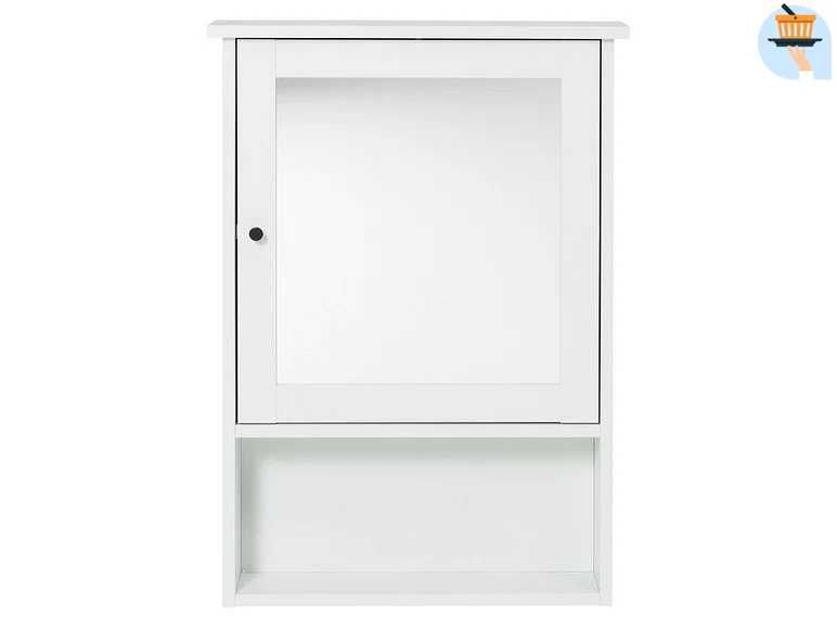 Шкаф навесной с зеркалом в ванную Livarno 352101